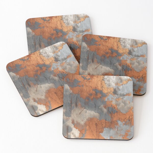 Item preview, Abstract Grunge Metallic Copper and Gray Surface Texture. designed and sold by RGShirtWorks.