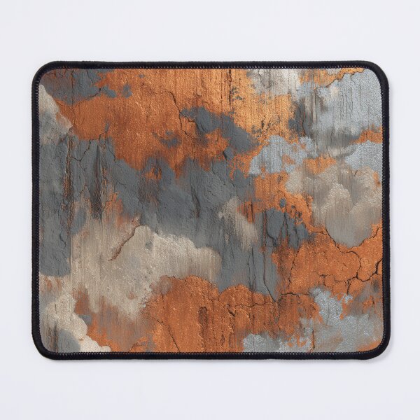Item preview, Abstract Grunge Metallic Copper and Gray Surface Texture. designed and sold by ML-Media.