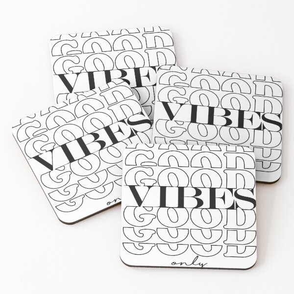 Item preview, Good Vibes Only Bold Minimalist Typography designed and sold by The secret storage room.