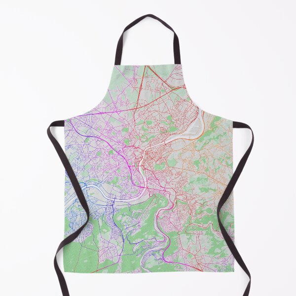 Item preview, Liege City Map of Wallonia, Belgium  - Colorful designed and sold by deMAP.