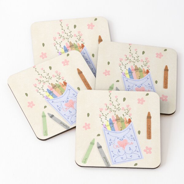 Item preview, Nature Crayons Illustration designed and sold by Monie Illustrates.