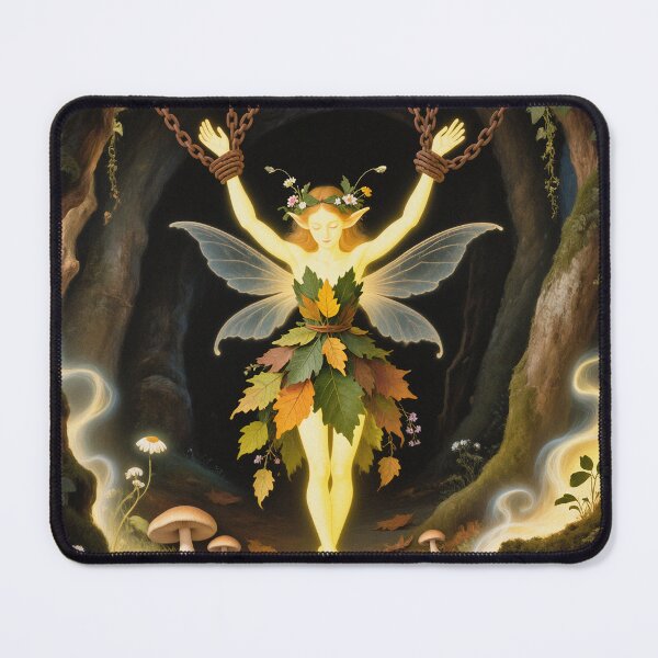 Item preview, Chained magical Fairy Fey Folk art designed and sold by Vintage Designs +.