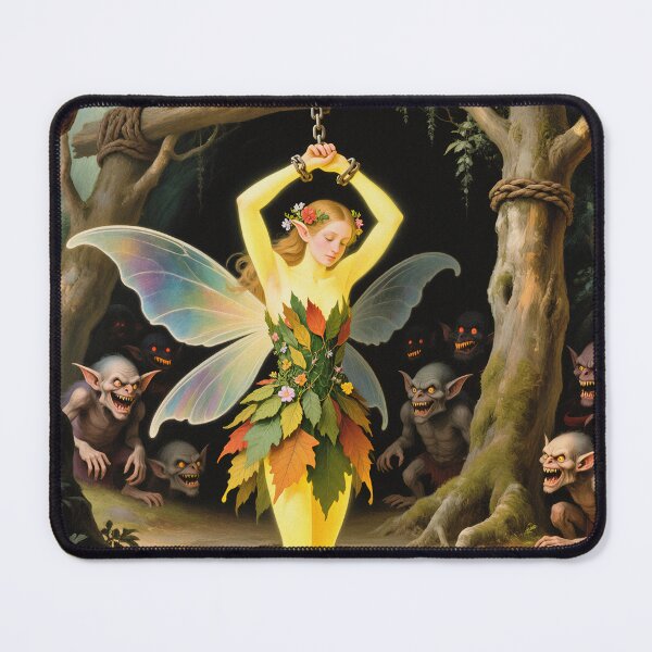 Item preview, Chained magical Fairy Fey Folk art designed and sold by Vintage Designs +.