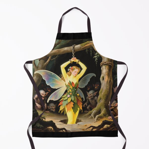 Item preview, Chained magical Fairy Fey Folk art designed and sold by Vintage Designs +.