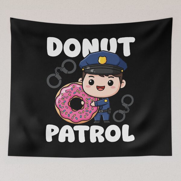 Item preview, DONUT PATROL - POLICE designed and sold by KEF Custom.