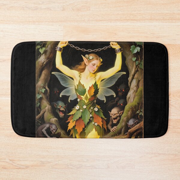 Item preview, Chained magical Fairy Fey Folk art designed and sold by Vintage Designs +.