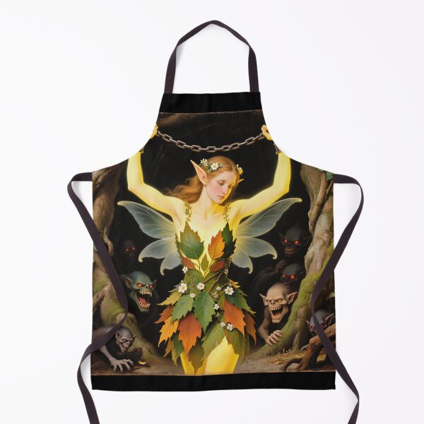 Item preview, Chained magical Fairy Fey Folk art designed and sold by Vintage Designs +.