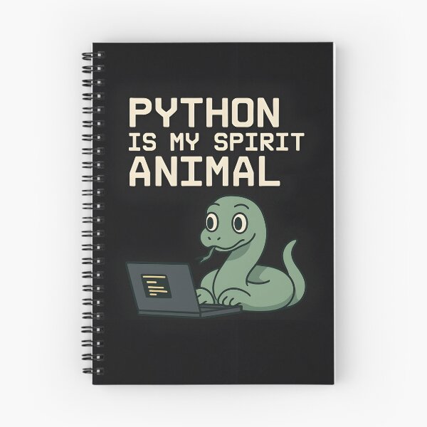 Artikelvorschau, Python ist mein Seelentier – Süßes Coding-Schlangen-Meme entworfen und verkauft von Thread Respawn.