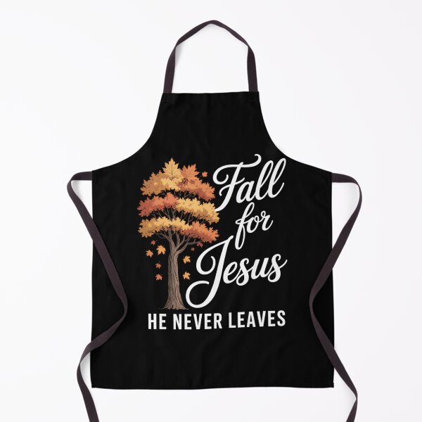 Aperçu de l'œuvre Tombez amoureux de Jésus, il ne vous quitte jamais. Action de grâce d'automne créée et vendue par brynatshop.