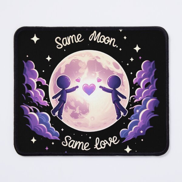 Item preview, Same Moon Same Love – Celestial Sticker designed and sold by Dooodloo.