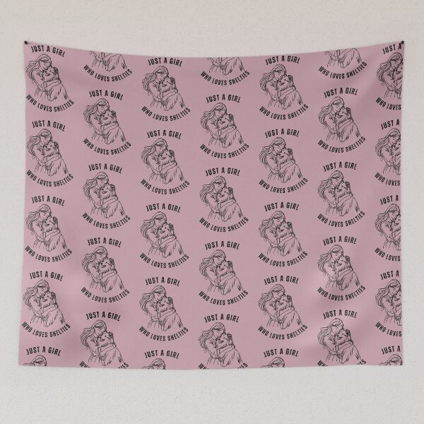 Item preview, Just a girl who loves shelties designed and sold by Ophelia's Wardrobe.
