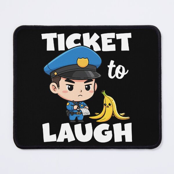 Item preview, TICKET TO LAUGH - POLICE OFFICER designed and sold by KEF Custom.