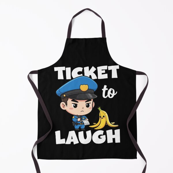 Item preview, TICKET TO LAUGH - POLICE OFFICER designed and sold by KEF Custom.