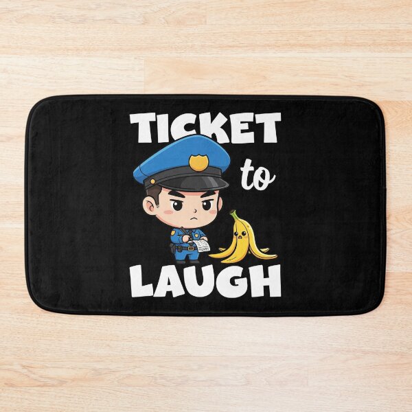 Item preview, TICKET TO LAUGH - POLICE OFFICER designed and sold by KEF Custom.