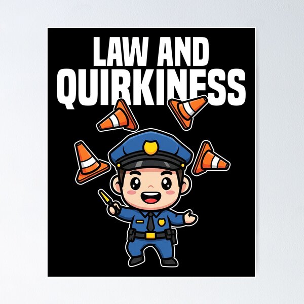 Item preview, LAW AND QUIRKINESS - POLICE OFFICER designed and sold by KEF Custom.