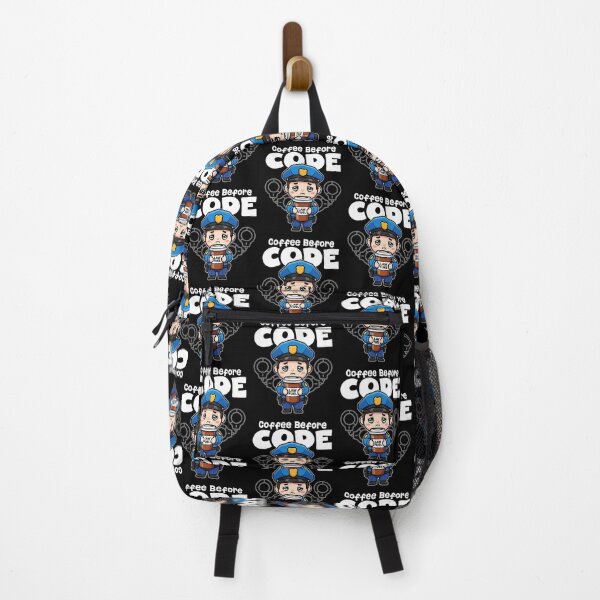 Item preview, COFFEE BEFORE CODE - POLICE OFFICER designed and sold by KEF Custom.