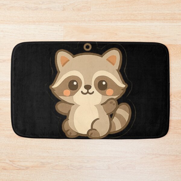 Item preview, Kawaii keychain Cute raccoon designed and sold by DamioPolArt.