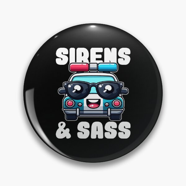 Item preview, SIRENS AND SASS - POLICE OFFICER designed and sold by KEF Custom.