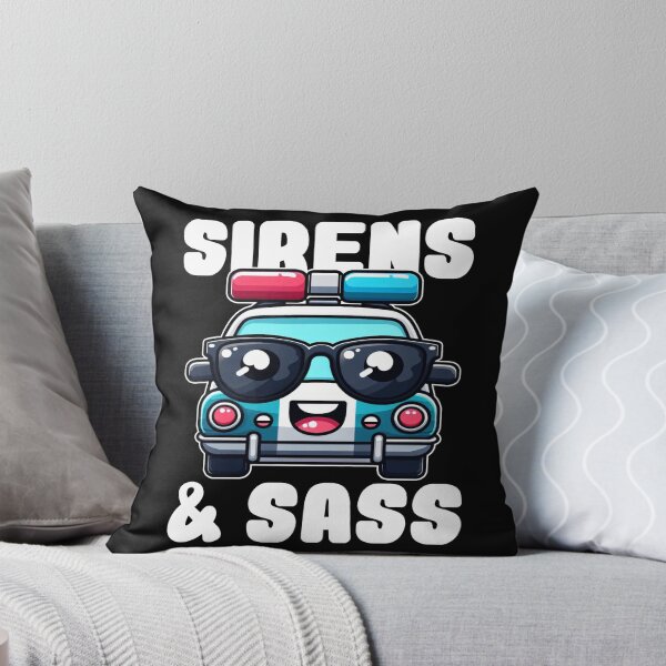 Item preview, SIRENS AND SASS - POLICE OFFICER designed and sold by KEF Custom.