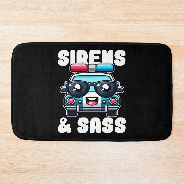 Item preview, SIRENS AND SASS - POLICE OFFICER designed and sold by KEF Custom.