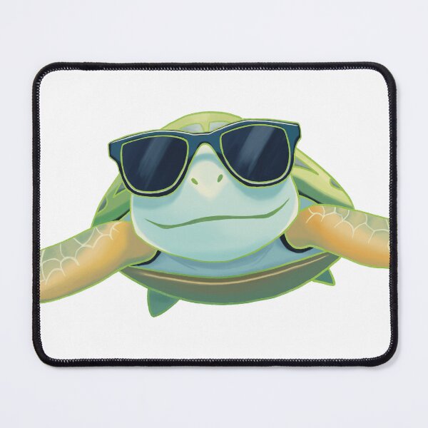 Item preview, Chill Sea Turtle with Sunglasses designed and sold by NatureBrushbyMariela.