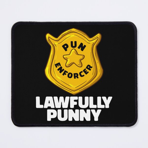 Item preview, LAWFULLY PUNNY - POLICE OFFICER designed and sold by KEF Custom.