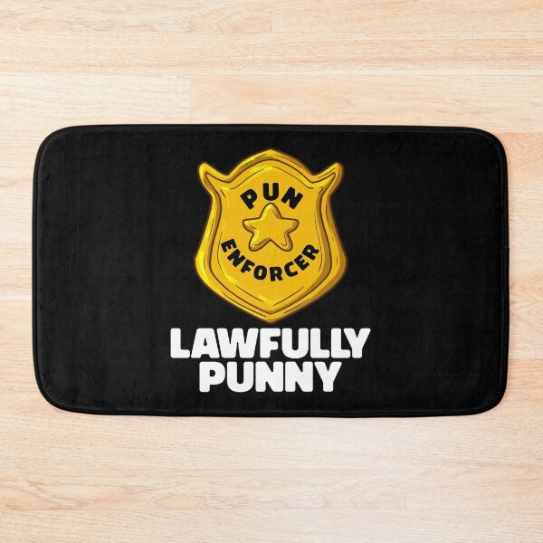 Item preview, LAWFULLY PUNNY - POLICE OFFICER designed and sold by KEF Custom.
