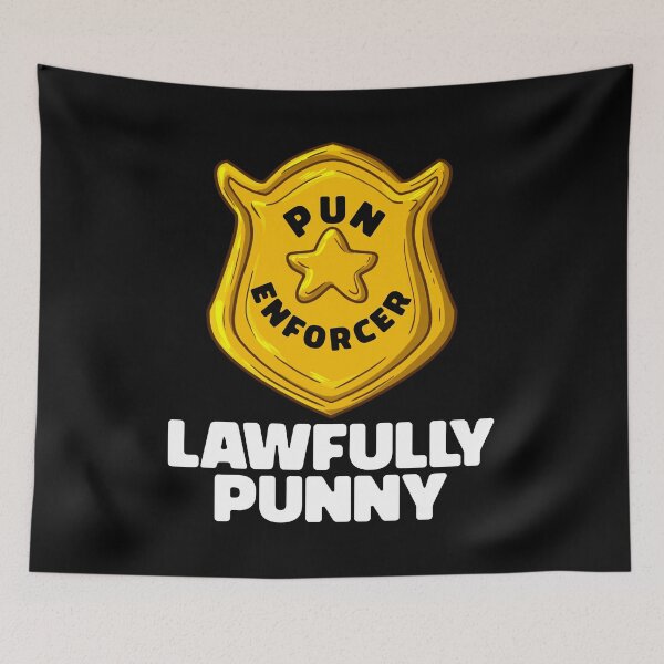 Item preview, LAWFULLY PUNNY - POLICE OFFICER designed and sold by KEF Custom.