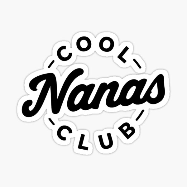 Artikel-Vorschau von "Cool Nanas Club" Lustiges und stilvolles Oma-Geschenkdesign, designt und verkauft von Colorful-Garden.