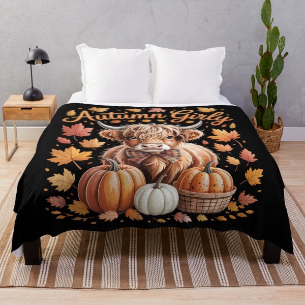 Item preview, Cute Highland Cow Fall Autumn Girly Thanksgiving designed and sold by brynatshop.