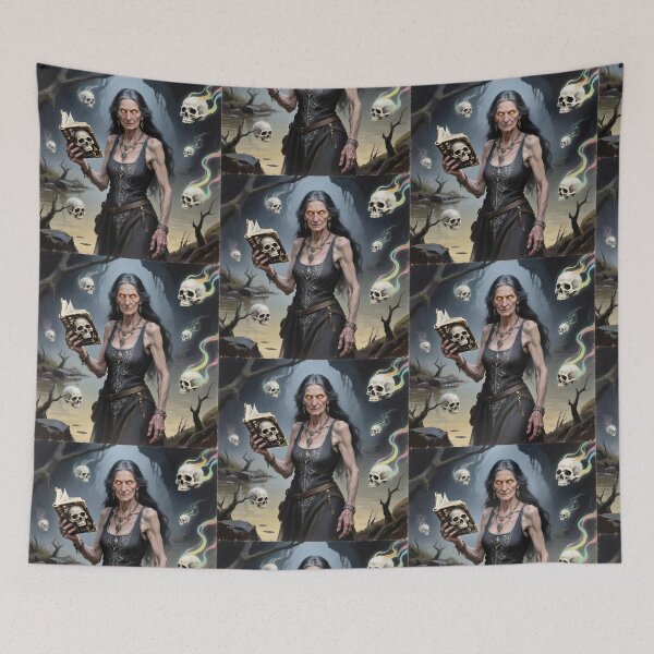Item preview, The Evil Haggered Witch of the wild moors designed and sold by Vintage Designs +.