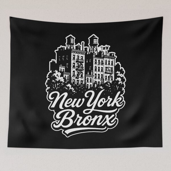 Item preview, New York Bronx Urban Lettering & Skyline designed and sold by Boogosh.