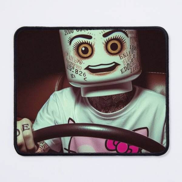 Item preview, "Brick & Ride: Hello Kitty Drift Mode Activated" designed and sold by Print Fiction.