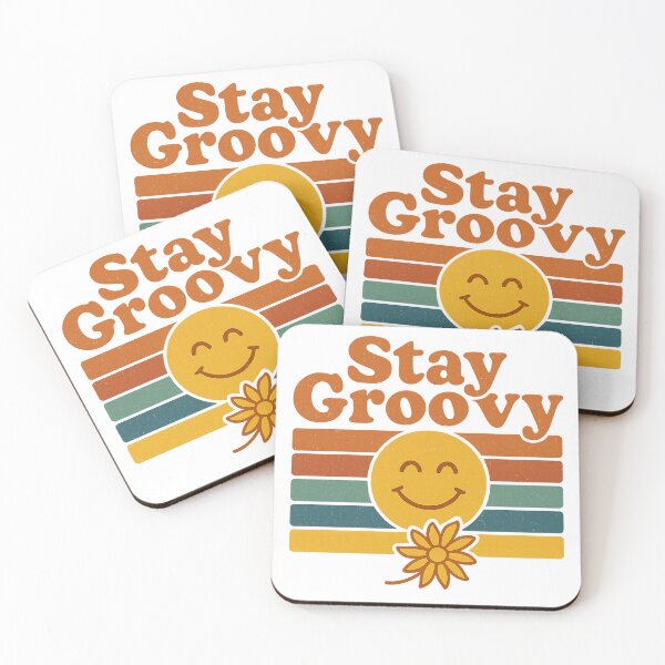 Item preview, Stay Groovy Retro Smiley Design designed and sold by SwiatekStudio.