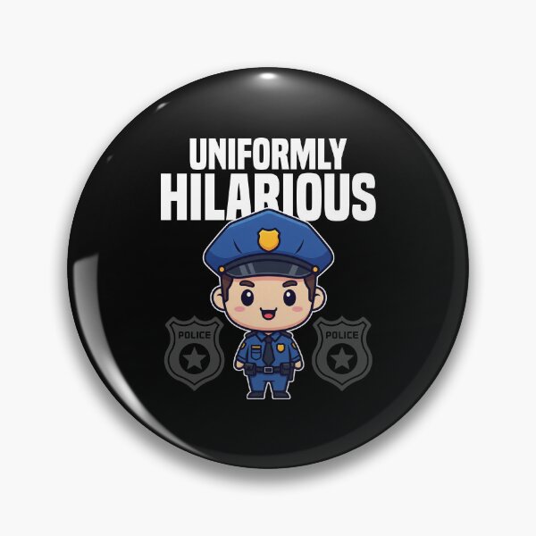 Item preview, UNIFORMLY HILARIOUS - POLICE OFFICER designed and sold by KEF Custom.
