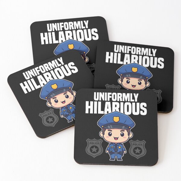 Item preview, UNIFORMLY HILARIOUS - POLICE OFFICER designed and sold by KEF Custom.
