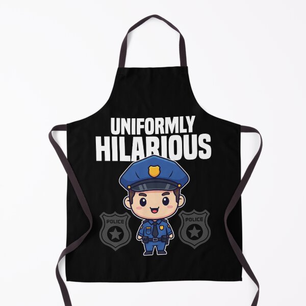 Item preview, UNIFORMLY HILARIOUS - POLICE OFFICER designed and sold by KEF Custom.