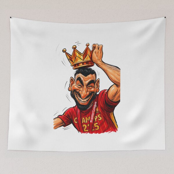 Item preview, Egyptian King Football Caricature Art designed and sold by 442workshop.