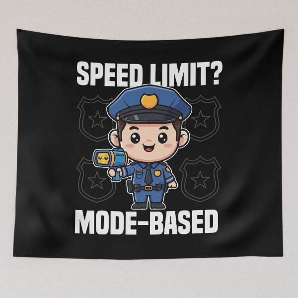 Item preview, SPEED LIMIT MODE-BASED - POLICE OFFICER designed and sold by KEF Custom.