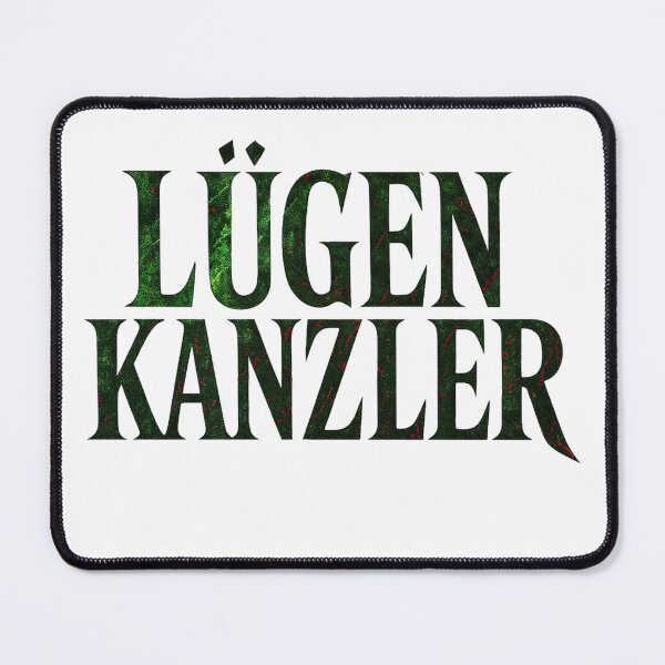 Item preview, Dark green marbled Fraktur lettering unpolitical designed and sold by PixelPrisma.