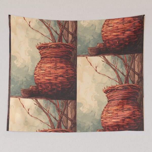 Item preview, Rustic Cottagecore Basket Weaving designed and sold by bapupa.