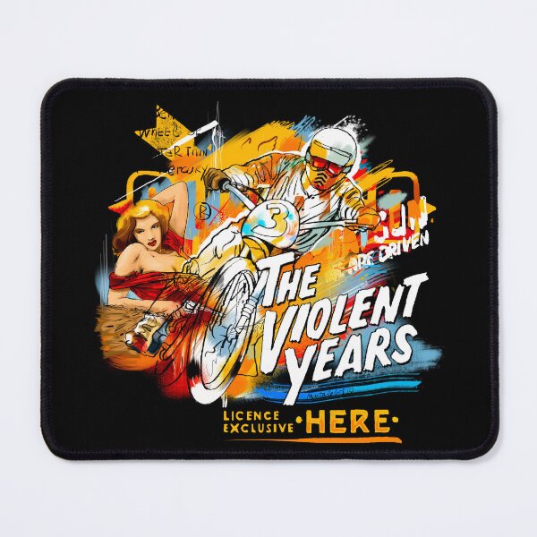 Item preview, The Violent Years – Retro Motorcycle & B-Movie Art designed and sold by Matalobos / Retro Art & Classic Machines.