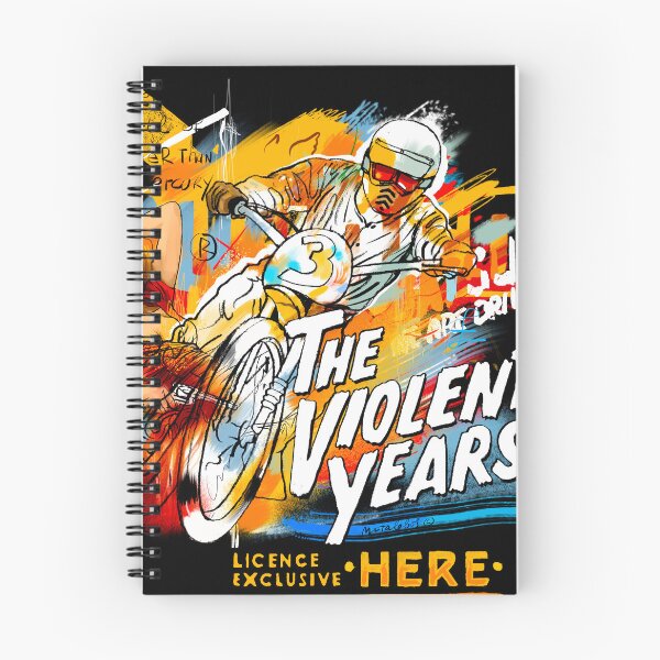 Item preview, The Violent Years – Retro Motorcycle & B-Movie Art designed and sold by Matalobos /  Retro Art & Classic Machines.