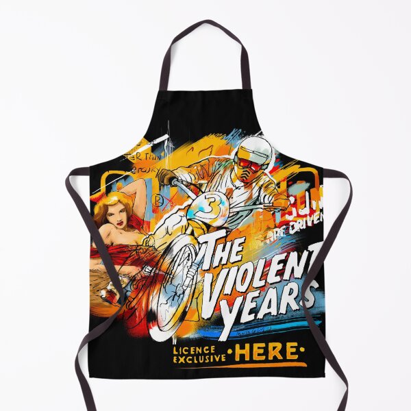 Item preview, The Violent Years – Retro Motorcycle & B-Movie Art designed and sold by Matalobos / Retro Art & Classic Machines.