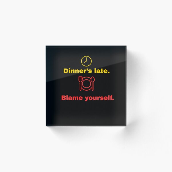 Item preview, Blame Yourself – Kitchen Accountability Tee designed and sold by Cedex.