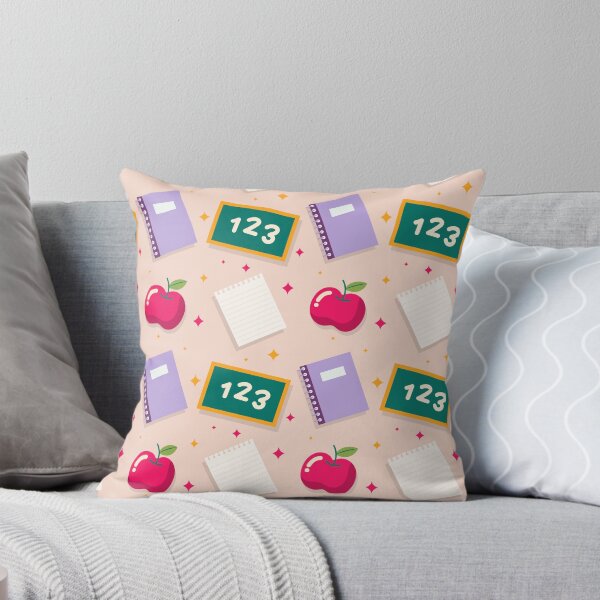 Item preview, Back to School Pattern with Apples, Chalkboards & Notebooks – Cute Classroom Stationery Design designed and sold by FestivityFinds.