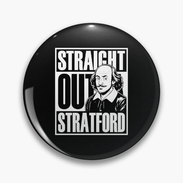 Artikelvorschau, Shakespeare „Straight Outta Stratford“ entworfen und verkauft von MehMerchTees.