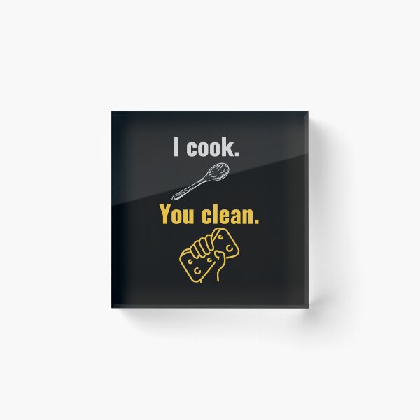 Item preview, I Cook. You Clean. – Fair Trade Kitchen Rule designed and sold by Cedex.