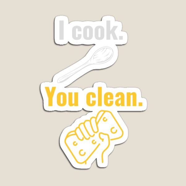 Item preview, I Cook. You Clean. – Fair Trade Kitchen Rule designed and sold by Cedex.