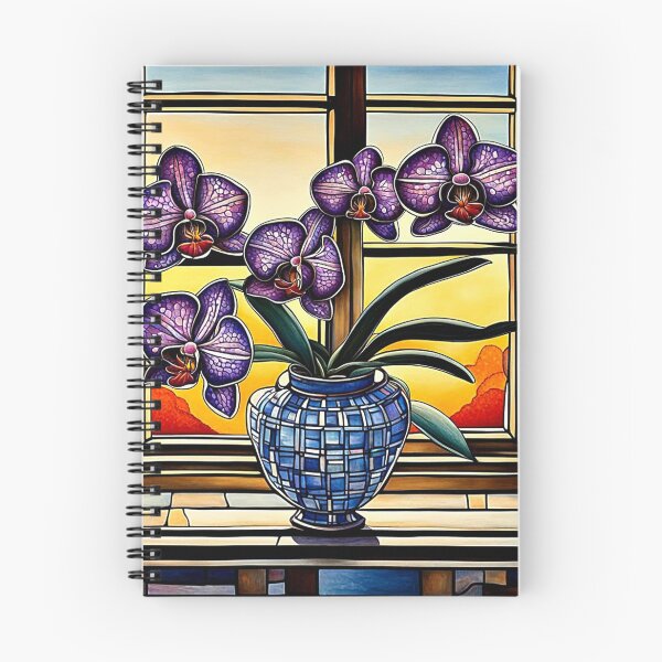 Item preview, Orchids in vase on windowsill 1 designed and sold by George Hutton Hunter.